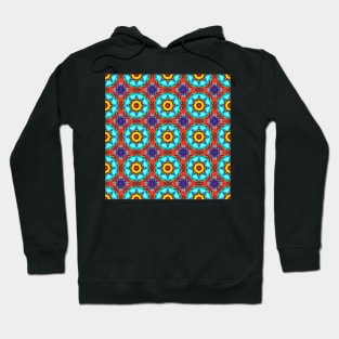 Moroccan arabic oriental tile pattern Hoodie